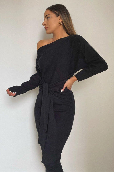 Kendra Dress - Black - JAUS