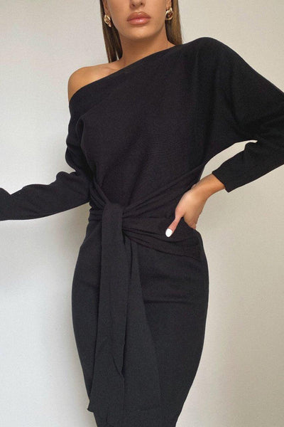 Kendra Dress - Black - JAUS