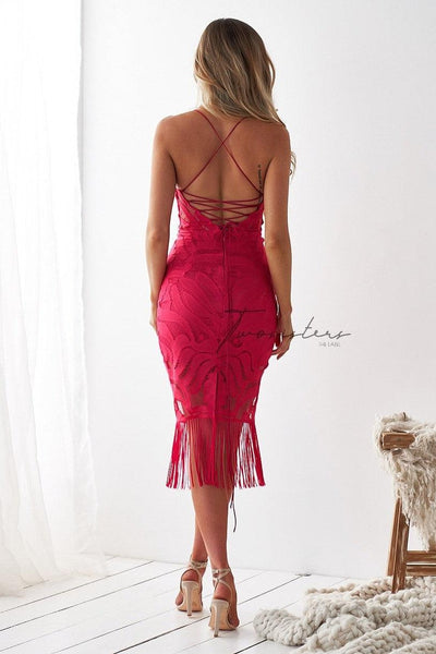 Khaleesi Dress - Hot Pink - SHOPJAUS - JAUS