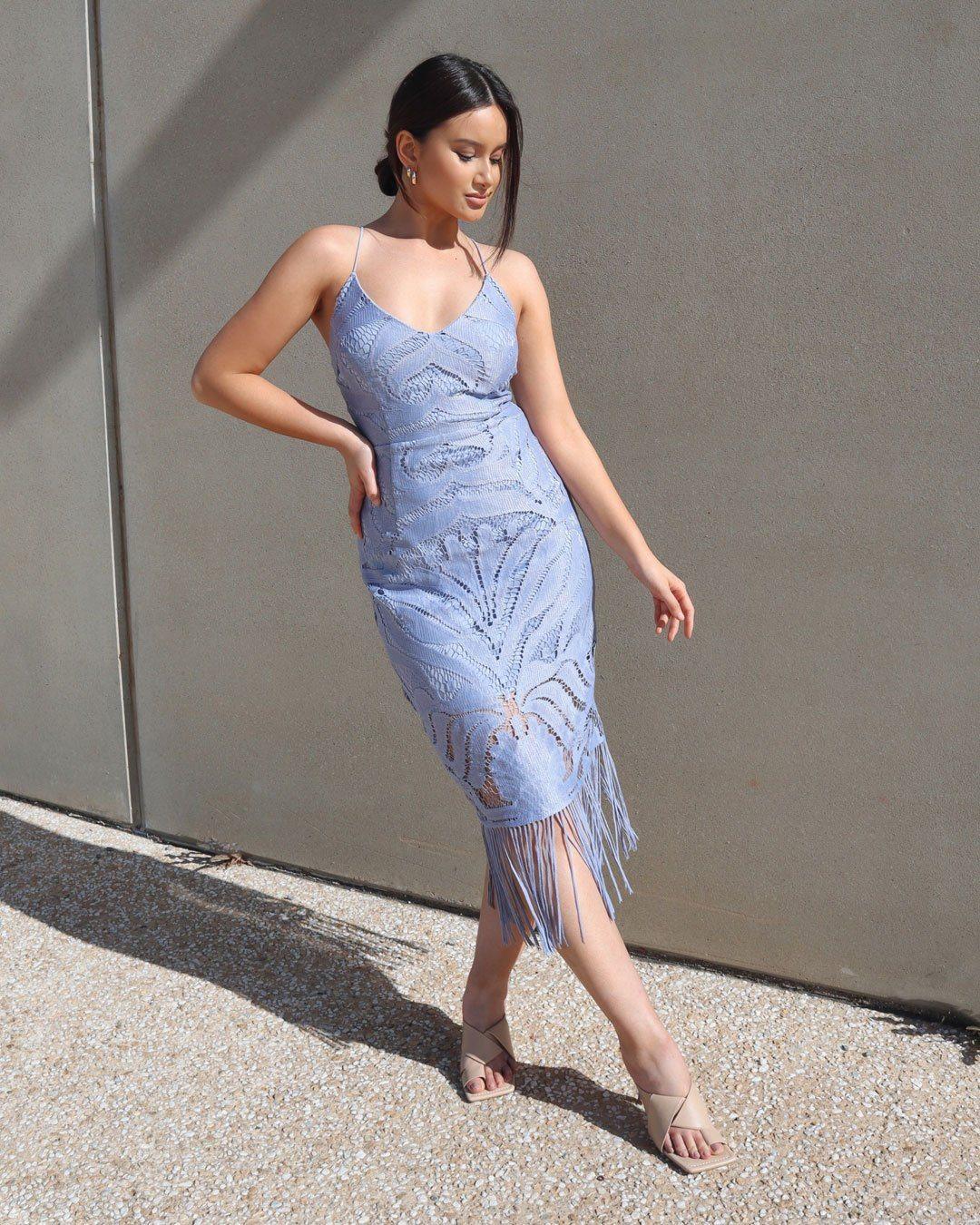 Khaleesi Dress Periwinkle JAUS