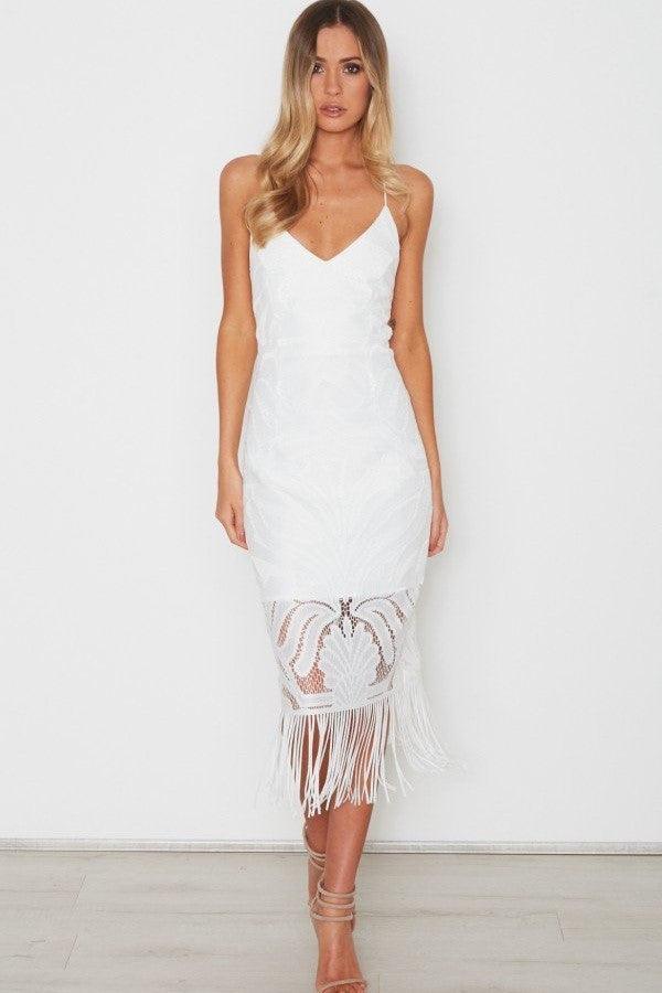 Khaleesi Dress - White - SHOPJAUS - JAUS