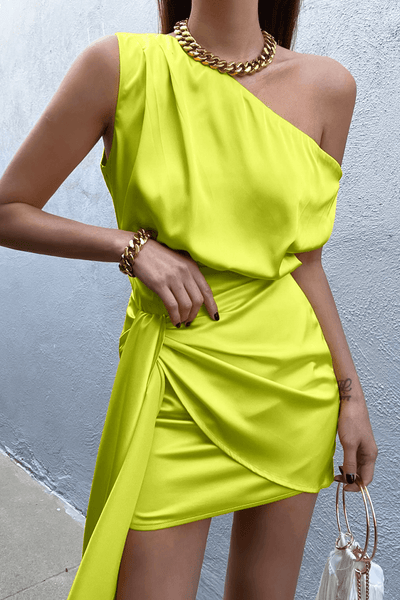 Kharisma Mini Dress - Lime - JAUS