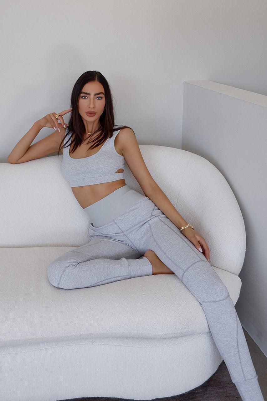 Kia Leggings - Grey - JAUS