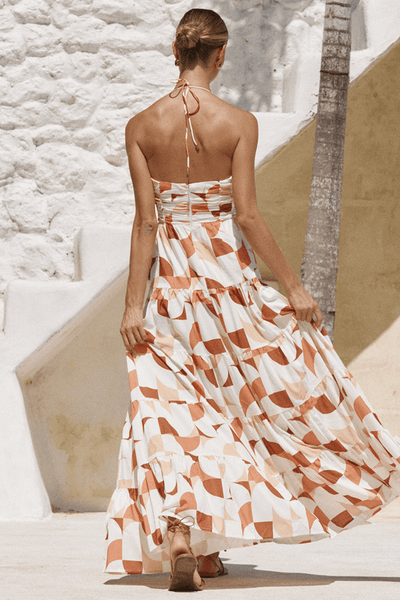 Kian Halter Dress - Multi - JAUS