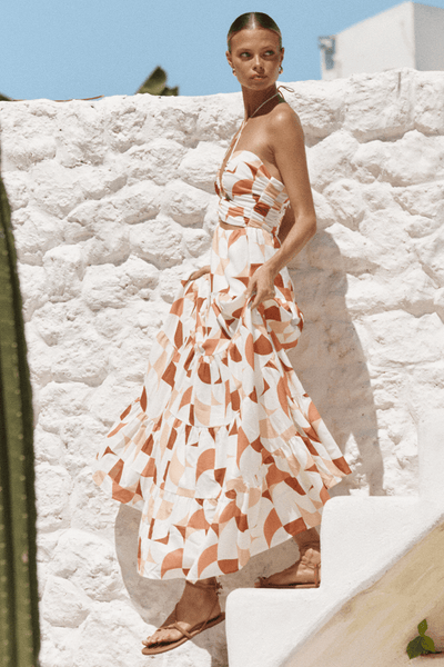 Kian Halter Dress - Multi - JAUS