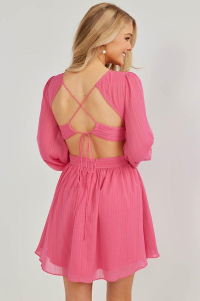 Kinsley Dress - Pink - JAUS
