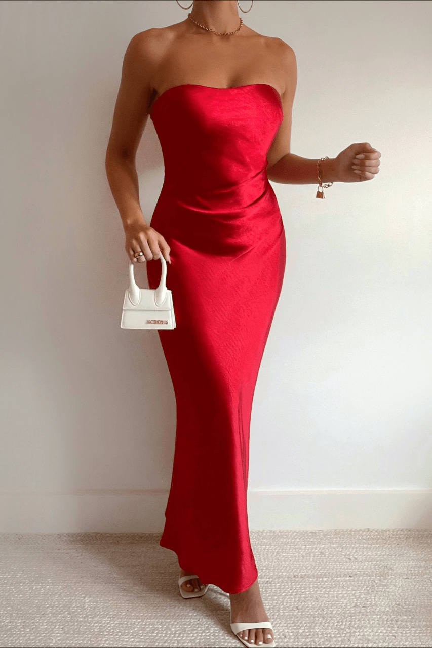 Kris Dress - Red - JAUS