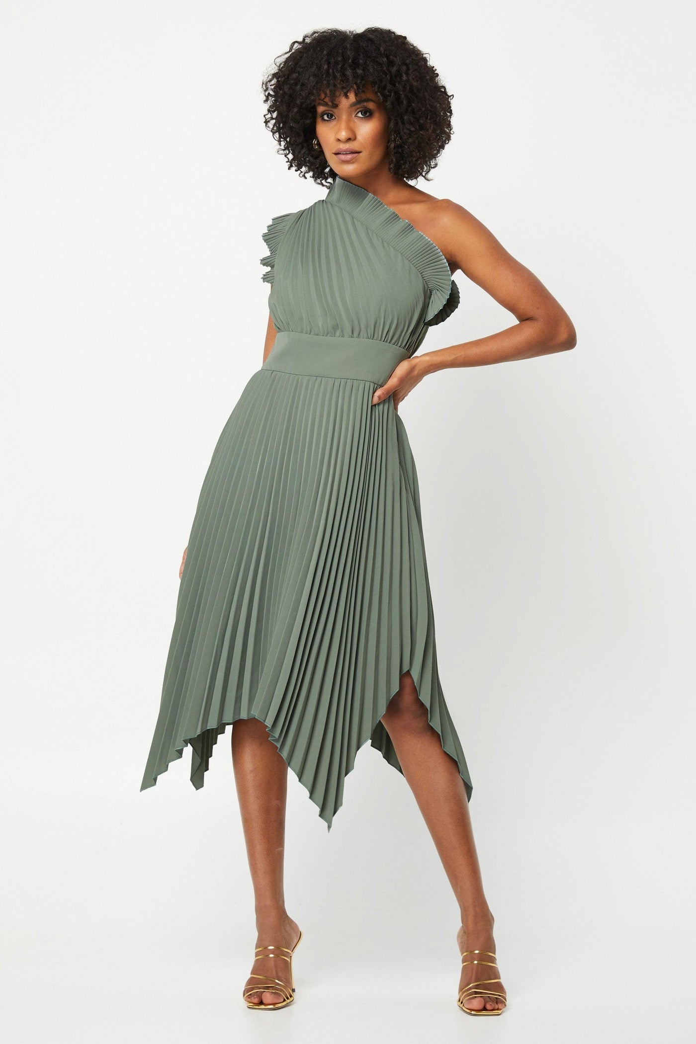 Lady Like Dress - Sage - JAUS