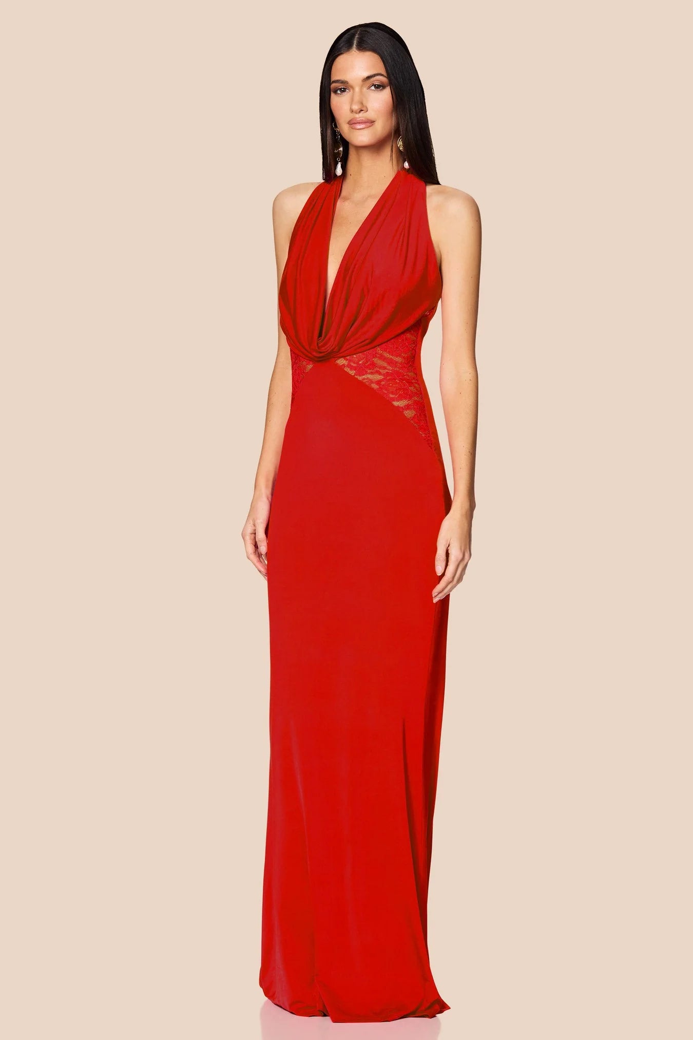 Nookie Lala Gown - Red - SHOPJAUS - JAUS