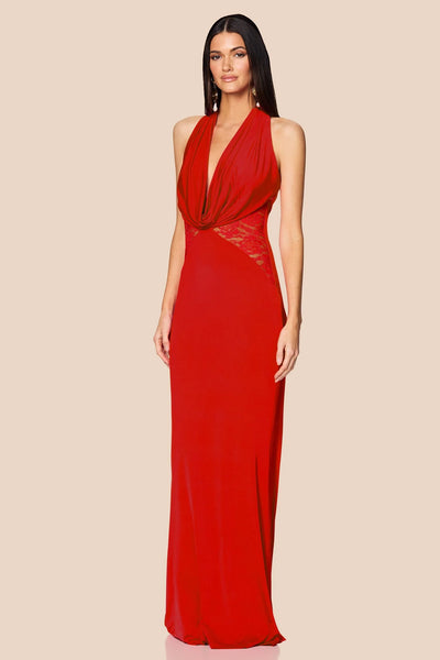 Nookie Lala Gown - Red - SHOPJAUS - JAUS