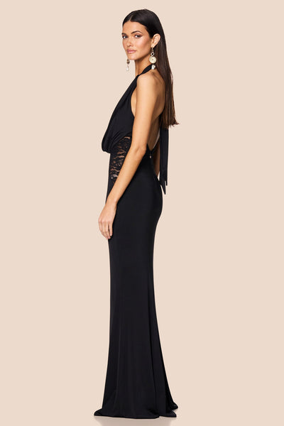 Nookie Lala Gown - Black - SHOPJAUS - JAUS