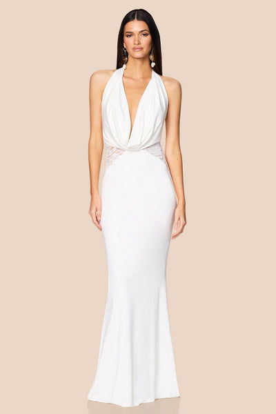 Nookie Lala Gown - White - SHOPJAUS - JAUS