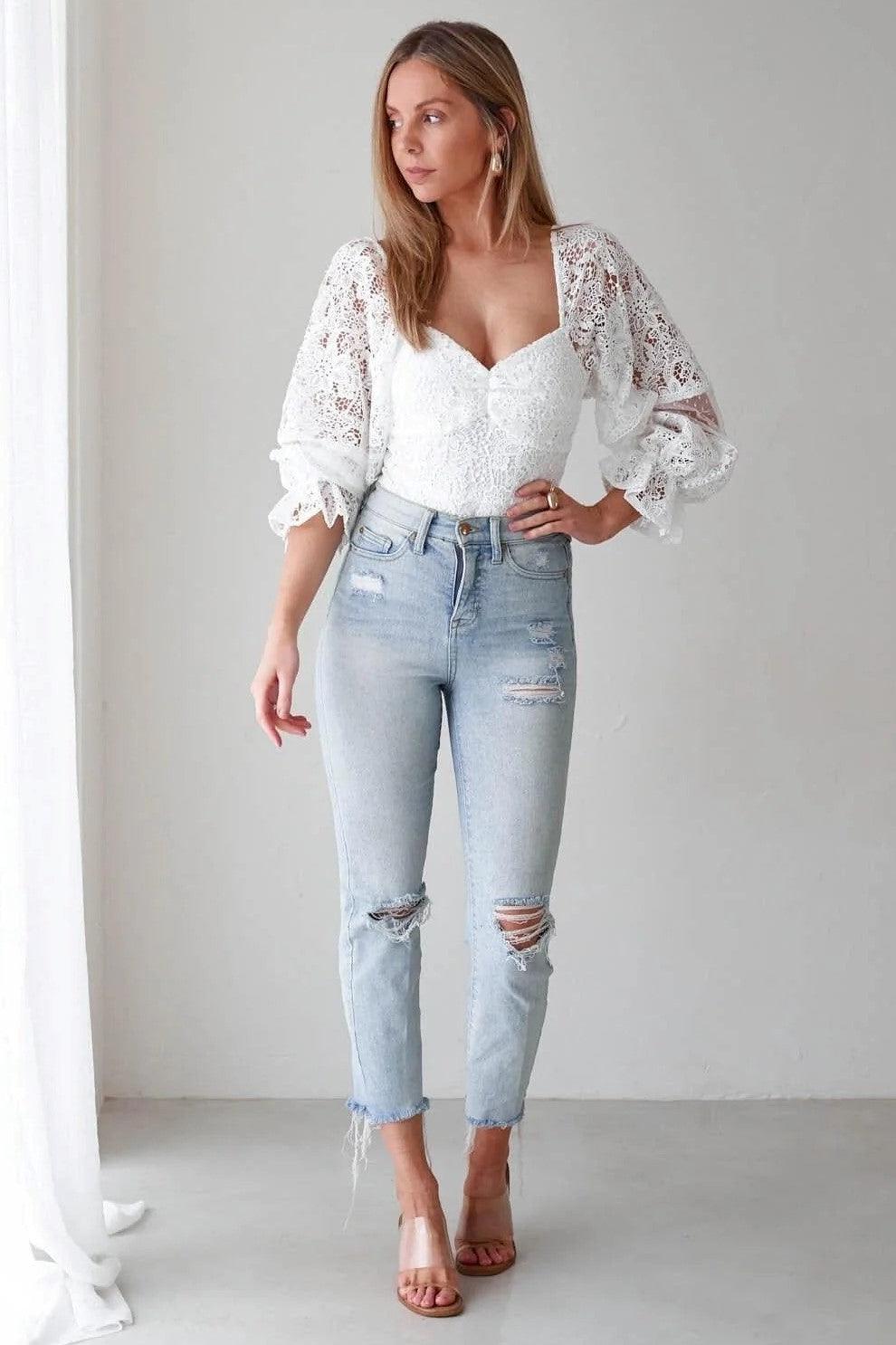 Lauren Top - White - JAUS