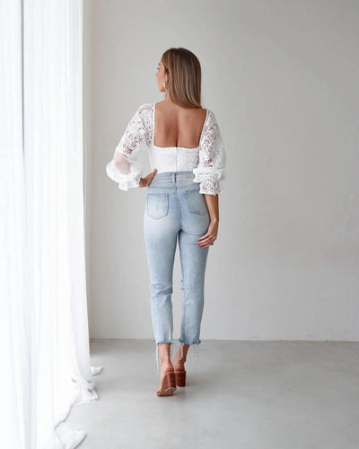 Lauren Top - White - JAUS