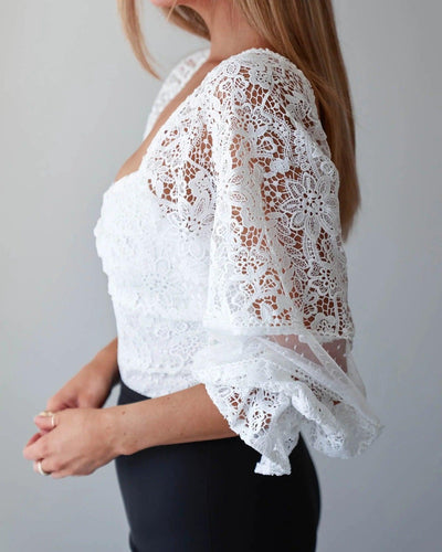 Lauren Top - White - JAUS