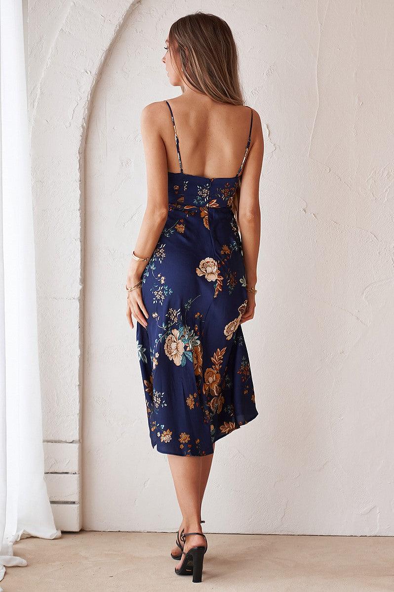 Laurena Dress - Navy - JAUS