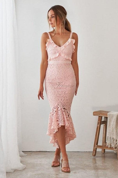 Leanne Dress - Blush (PREORDER) - SHOPJAUS - JAUS