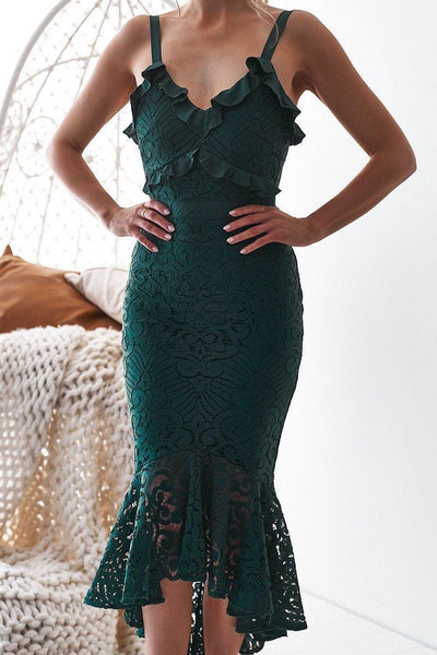 Leanne Dress - Emerald Green - SHOPJAUS - JAUS
