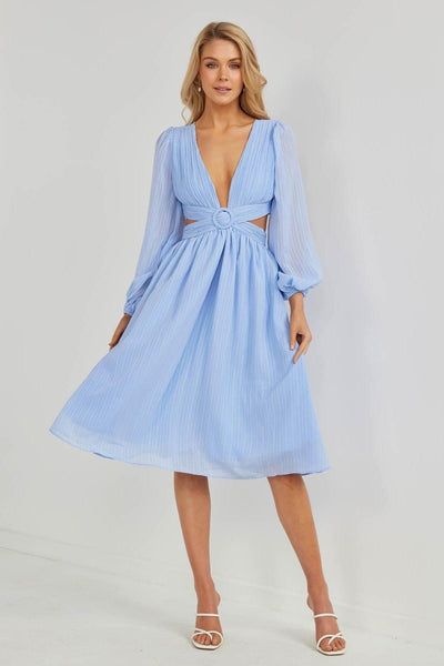 Leilani Dress - Blue - JAUS