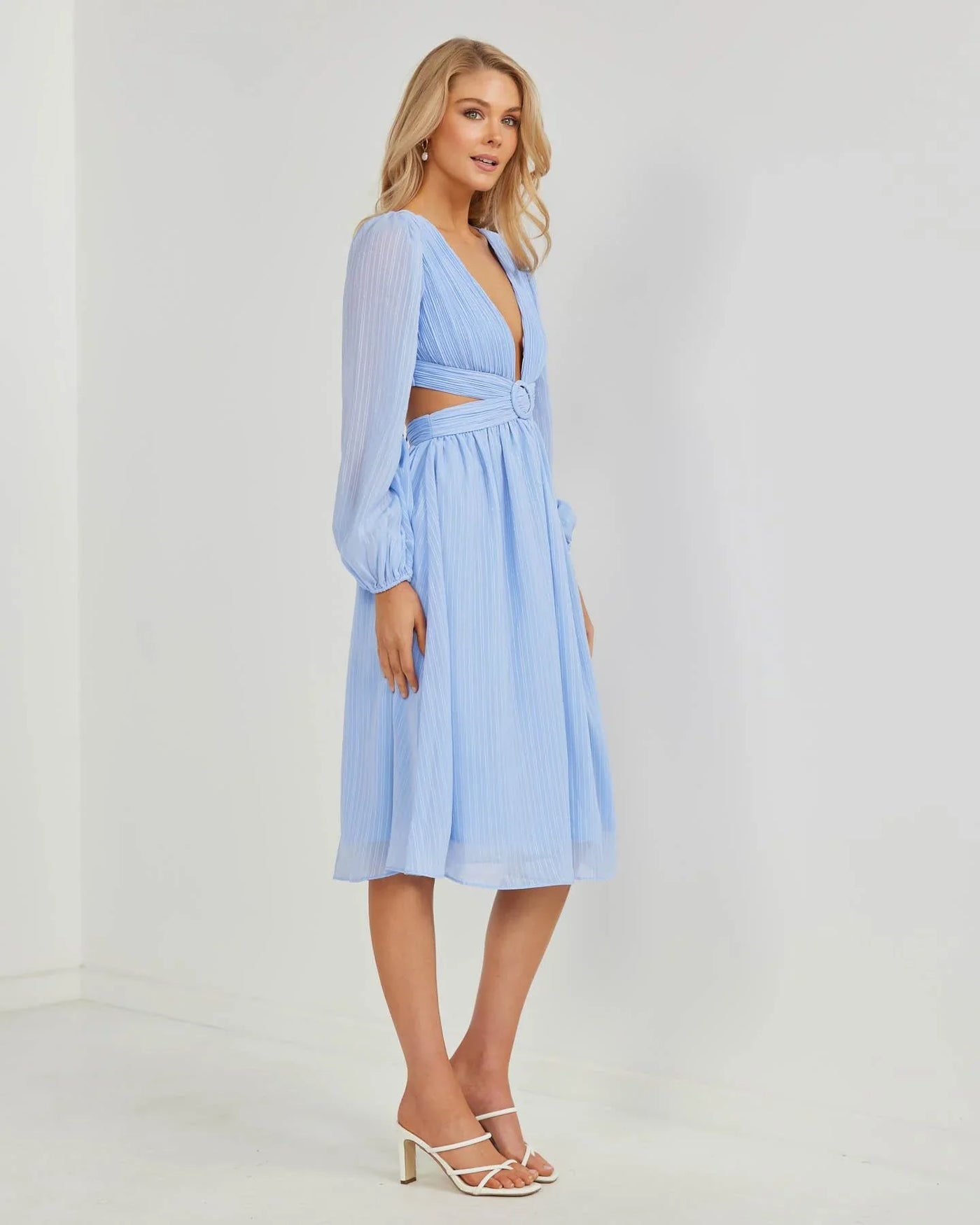 Leilani Dress - Blue - JAUS