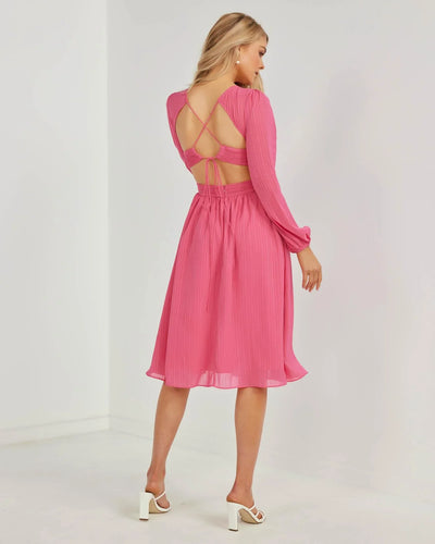 Leilani Dress - Pink - JAUS