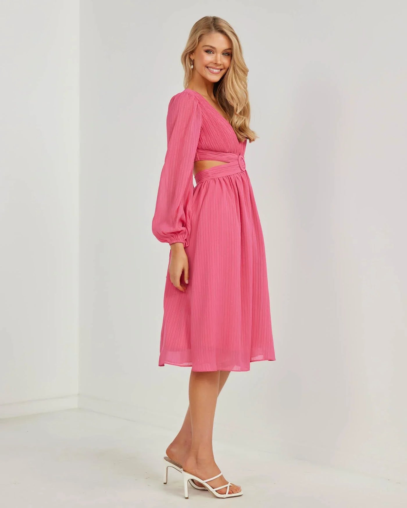 Leilani Dress - Pink - JAUS