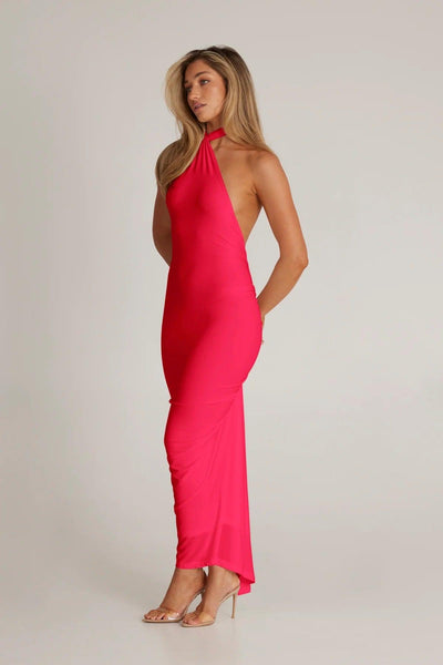 Leoni Dress - Fuchsia - JAUS