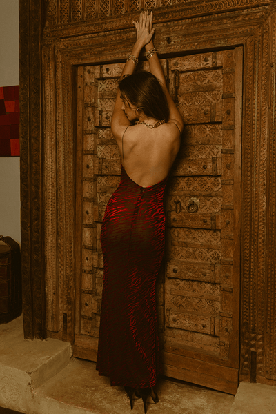 Leony Dress - Red - JAUS