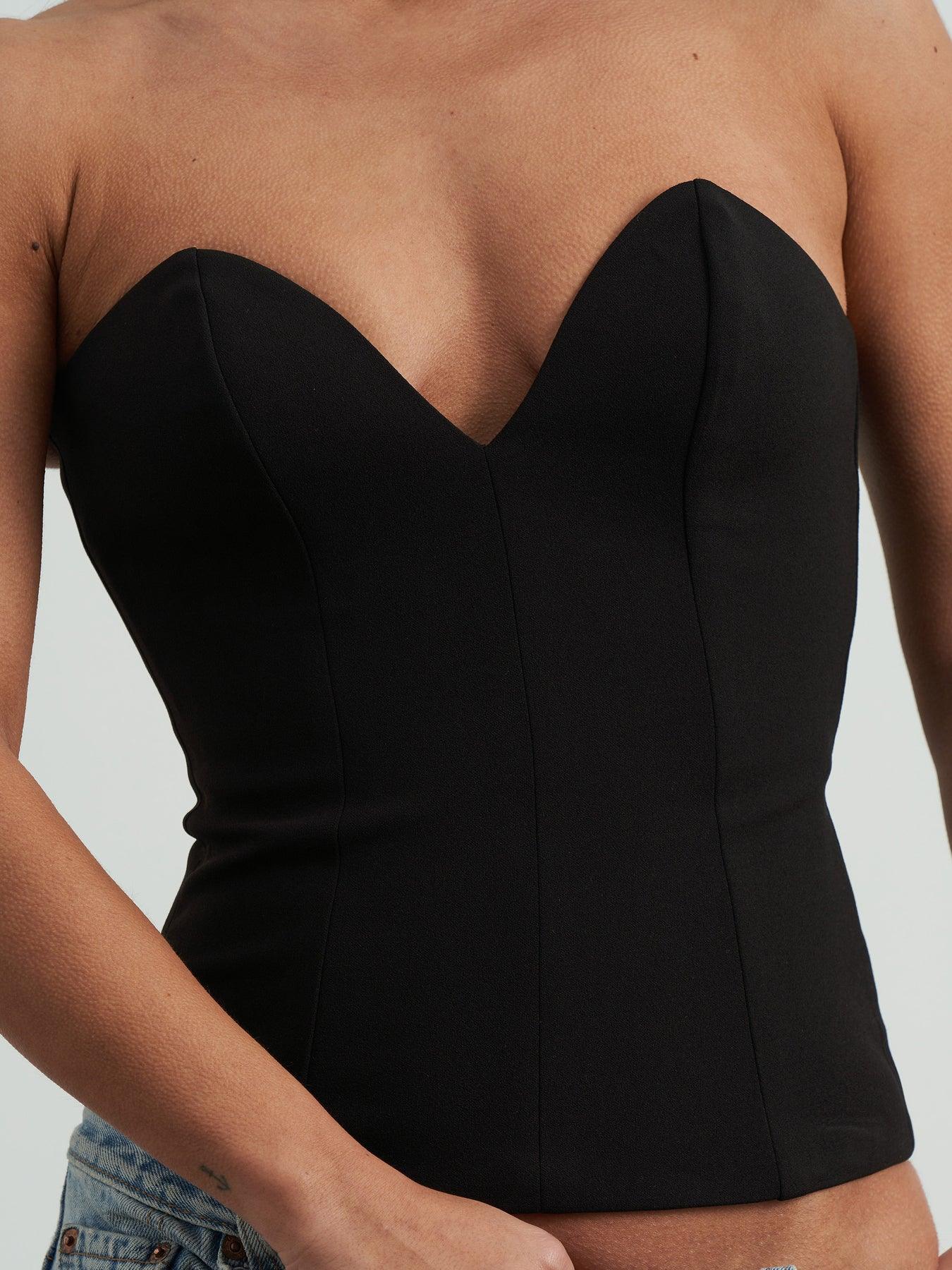 Luci Bodice - Black - JAUS