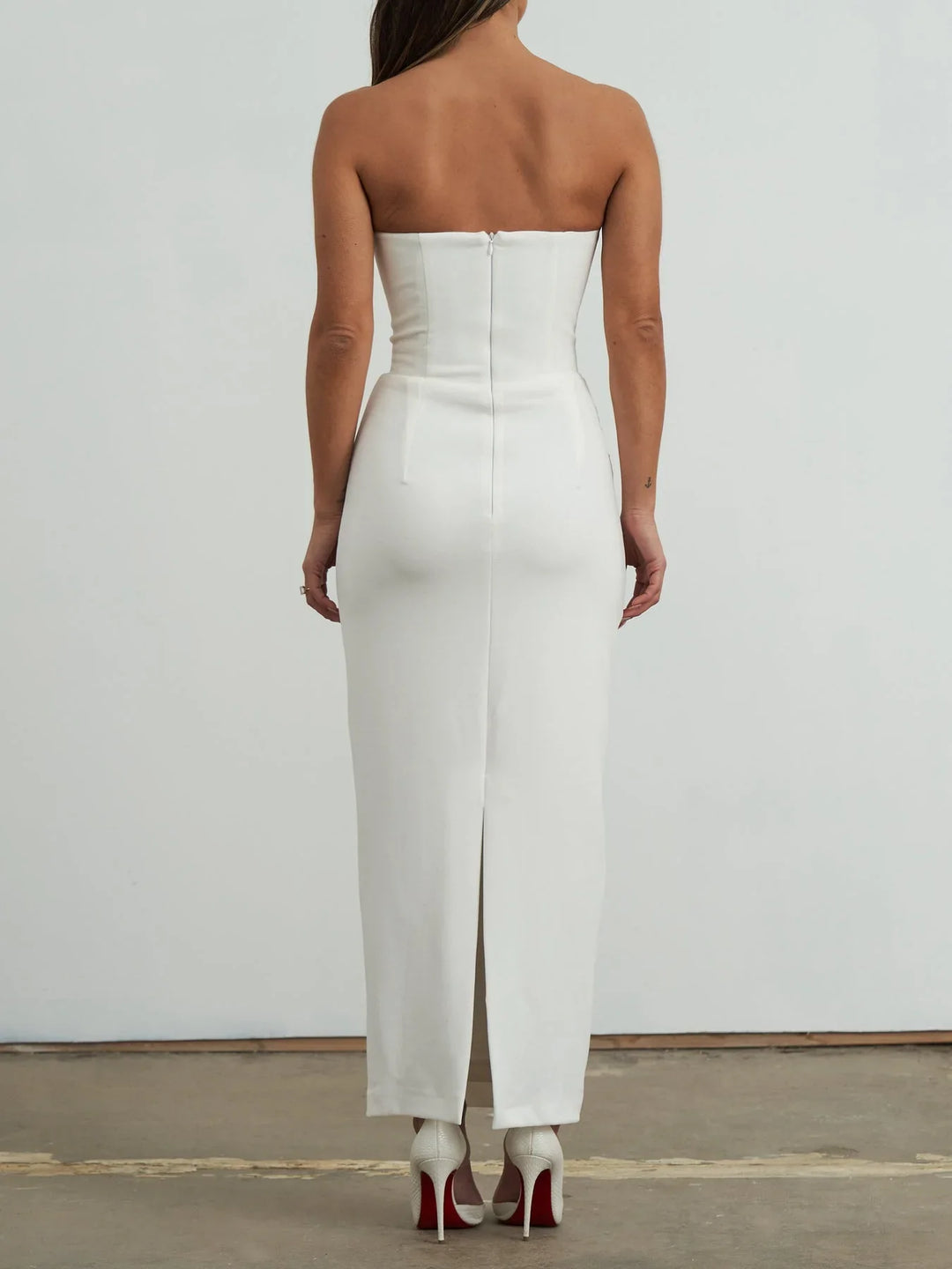 Luci Midi Dress - White XSmall / White