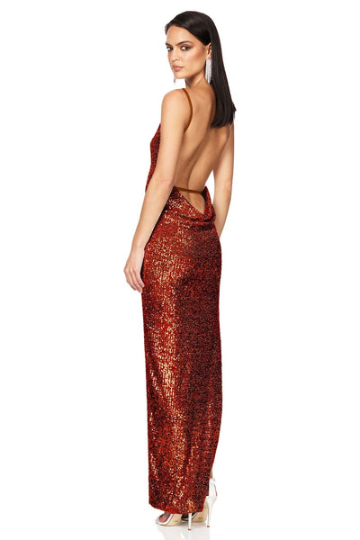 Nookie Lumina Gown - Toffee - SHOPJAUS - JAUS