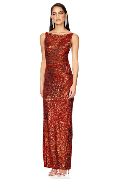 Nookie Lumina Gown - Toffee - SHOPJAUS - JAUS