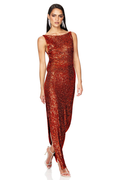 Nookie Lumina Gown - Toffee - SHOPJAUS - JAUS