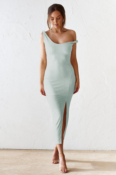 Malibu Midi Dress - Sage - SHOPJAUS - JAUS