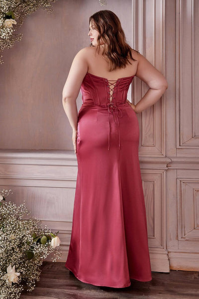Malina Corset Gown - Berry - JAUS