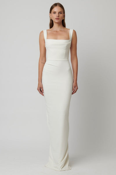 Marbella Gown - Ivory - SHOPJAUS - JAUS