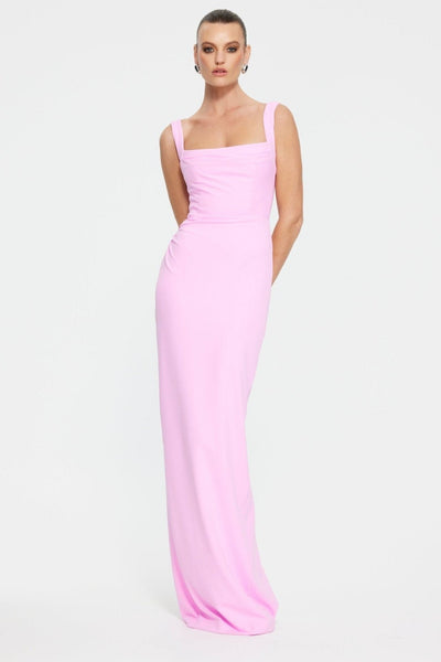 Marbella Gown - Taffy Pink - SHOPJAUS - JAUS
