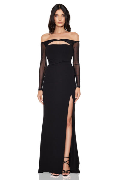 Nookie Marlowe Gown - Black - SHOPJAUS - JAUS