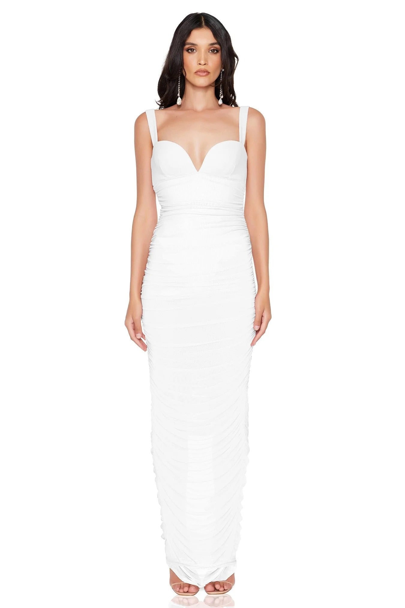 Nookie Marlowe Maxi Dress - White - SHOPJAUS - JAUS