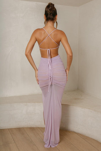Maya Dress - Lavender - JAUS