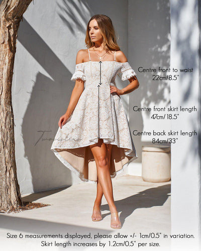 Megan Dress - White - SHOPJAUS - JAUS