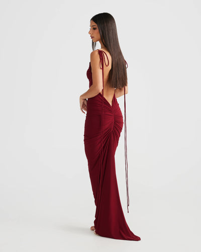 Gia Gown - Wine - SHOPJAUS - JAUS