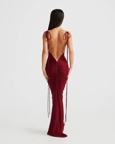 Gia Gown - Wine - SHOPJAUS - JAUS