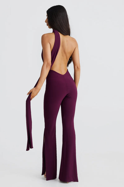 Vera Multi-Way Jumpsuit - Mulberry