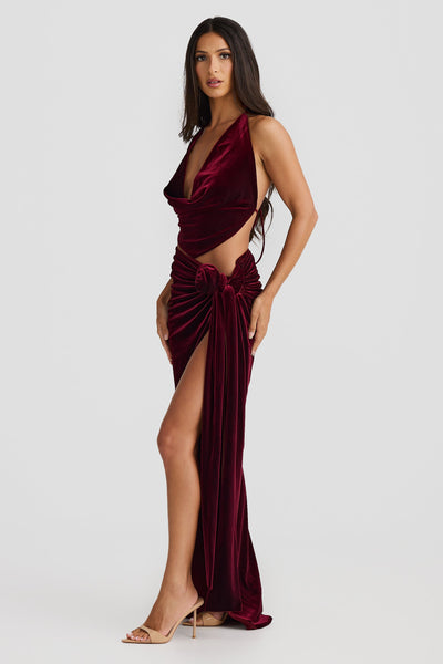 Mira Top - Shiraz Velvet - SHOPJAUS - JAUS