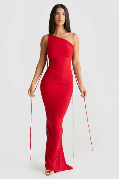 Gia Gown - Red - SHOPJAUS - JAUS