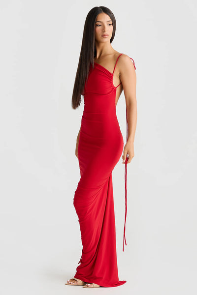 Gia Gown - Red - SHOPJAUS - JAUS