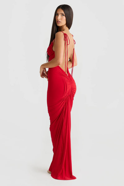 Gia Gown - Red - SHOPJAUS - JAUS