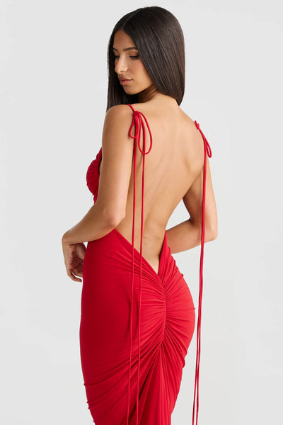 Gia Gown - Red - SHOPJAUS - JAUS
