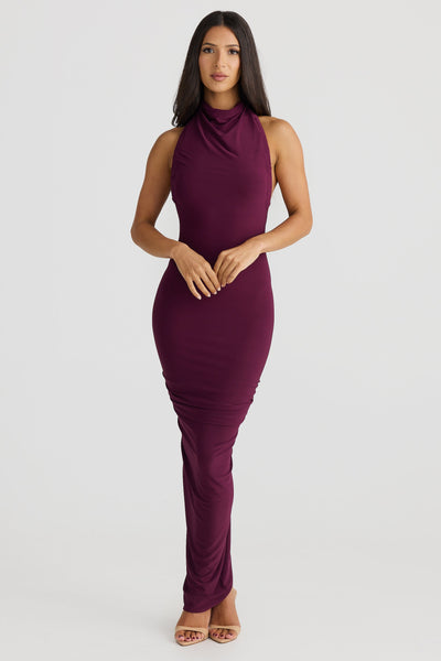 Chloe Dress - Mulberry - SHOPJAUS - JAUS